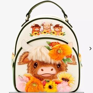 Highland cow backpack